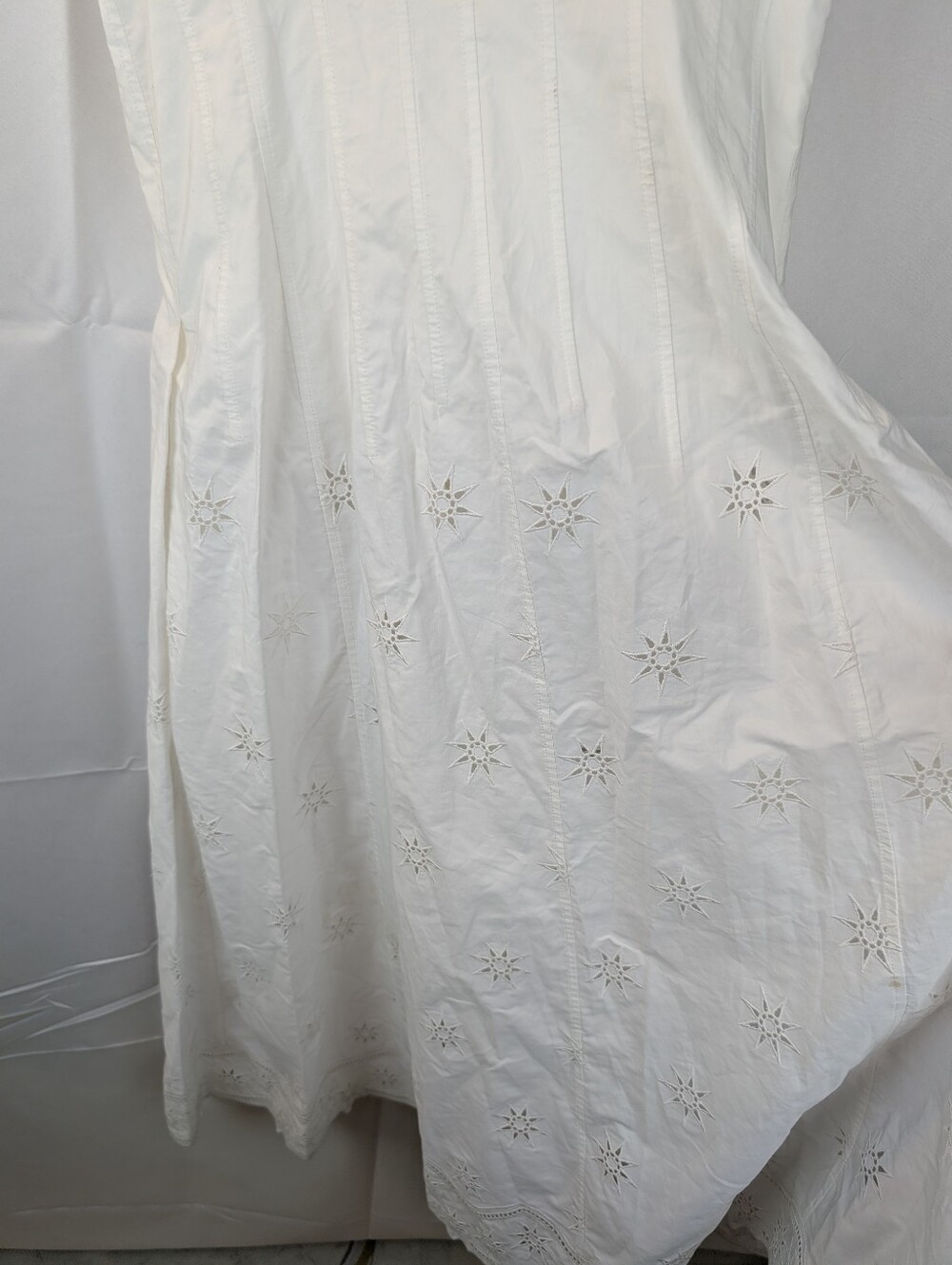 Chloé White Akanjo Edition Pinafore Midi Dress size XS(34) BNWT with marks - Picture 15 of 16
